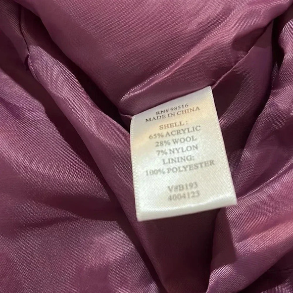 Coldwater Creek Herringbone Vest wool blend size 14 zip front - Picture 8 of 10